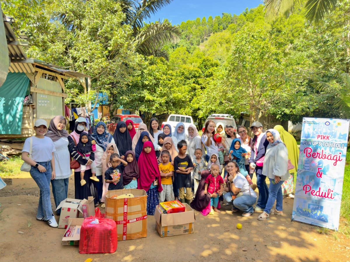 Srikandi dan PIKK PLN UP3 Tolitoli Berbagi Kebahagiaan di Yayasan Ihsanul Ummah Buntuna