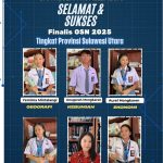 SMA Negeri 1 Kumelembuai dalam Olimpiade Sains Tingkat Provinsi yang digelar di SMA Negeri 9 Manado dan SMA Eben Haezer, Kamis (21/8/2025).