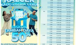 Hari Pelanggan Nasional (HPN) 2025, PT PLN (Persero) meluncurkan program spesial bertajuk Kado Listrik Ceria (KALCER).
