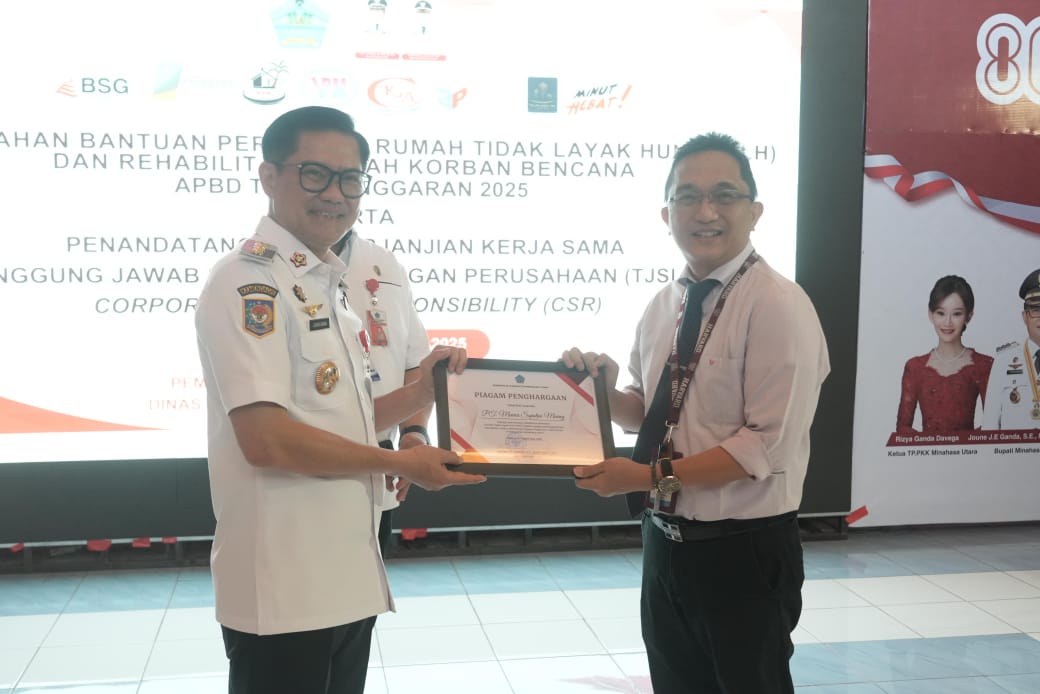 Kabupaten Minahasa Utara, yang berhasil menjalin sinergi kuat dengan sektor swasta, salah satunya PT Meares Soputan Mining (MSM), untuk mengatasi tantangan tersebut.