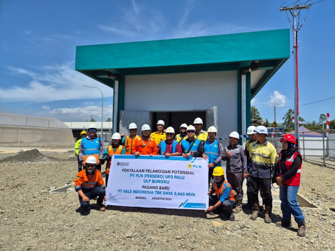 PLN Nyalakan Pelanggan Daya Besar PT Vale Indonesia Sebesar 3,465 MVA