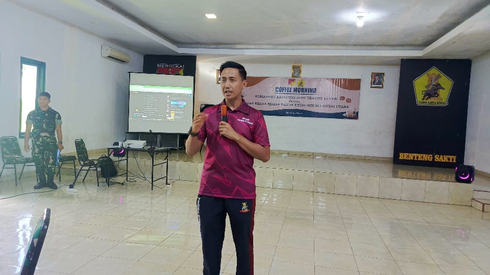 Komandan Batalyon Zeni Tempur 19/Yudha Karya Nyata (YKN) Letkol Czi Wiratama Suryono