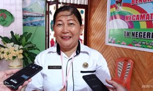 Bunda Pendidikan Anak Usia Dini (PAUD) Kabupaten Minahasa, Ny. Martina Watok Dondokambey-Lengkong, S.E., melakukan kunjungan kerja dan pemantauan di TK Negeri Pembina Tondano pada Rabu (15/10/25).