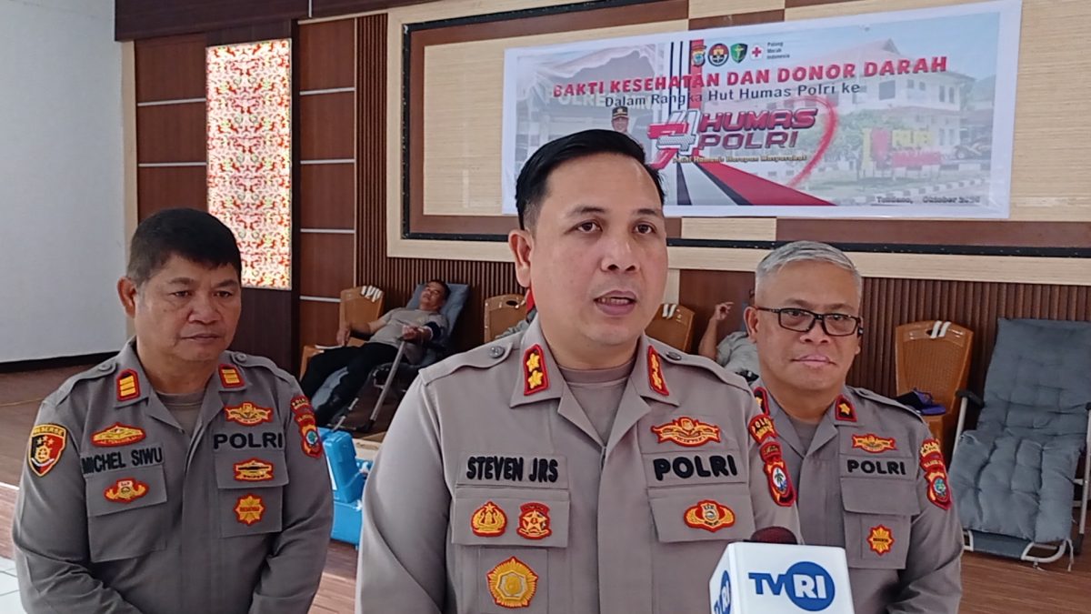 Polres Minahasa, melalui Bidang Hubungan Masyarakat (Bid Humas)  sukses menggelar aksi sosial kemanusiaan berupa kegiatan donor darah massal di Aula Gedung Transatrisna pada Rabu (28/10/2025).