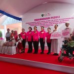 Ketua Umum Bhayangkari, Ny. Julianti Sigit Prabowo, melaksanakan rangkaian kegiatan Bhayangkari Peduli di Kabupaten Ende, Nusa Tenggara Timur, Rabu (1/10/2025).