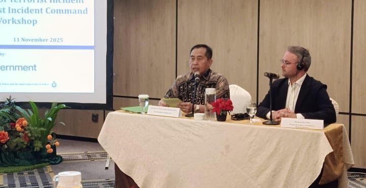 Polri melalui Lembaga Pendidikan dan Pelatihan (Lemdiklat) menggelar Workshop Peningkatan Kemampuan Tindakan Pertama di Tempat Kejadian Perkara (TPTKP).