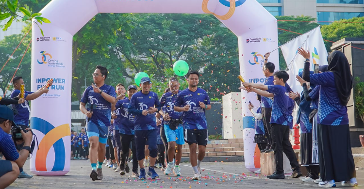 PLN Indonesia Power (PLN IP) menorehkan rekor baru melalui kegiatan InPower Fun Run 2025, yang diikuti lebih dari 5.000 pegawai dan tenaga alih daya (TAD) dari 37 unit kerja di seluruh Indonesia, mulai dari Sabang hingga Merauke.