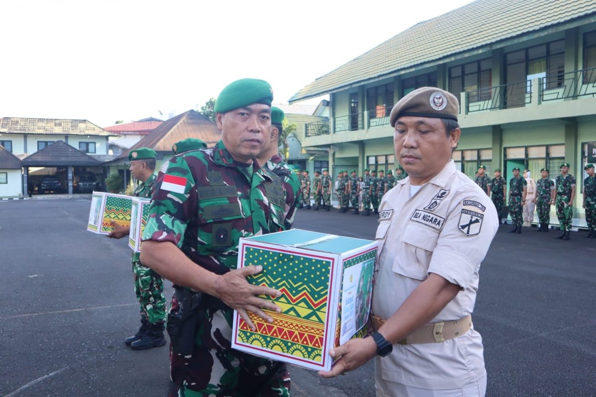 Komandan Korem (Danrem) 131/Santiago Brigjen TNI Martin Susilo Martopo Turnip