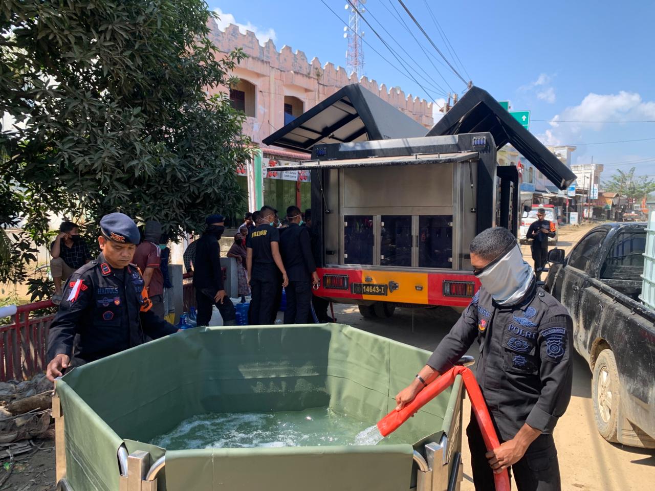 Personel Kompi 3 Batalyon C Pelopor Polda Aceh