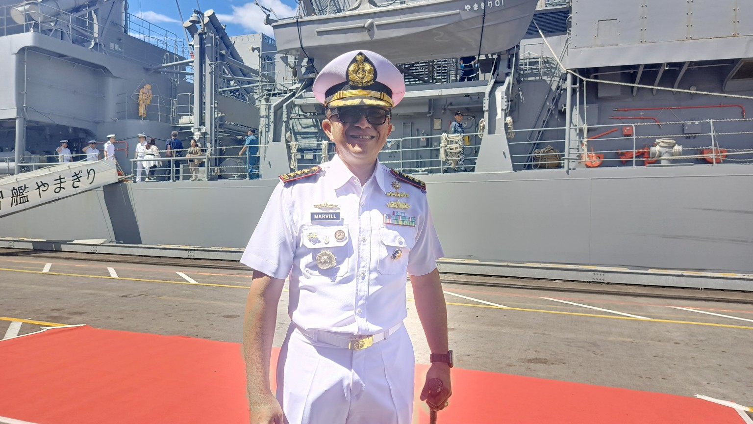 Komandan Satuan Patroli (Dansatrol) Komando Daerah Angkatan Laut VIII, Kolonel Laut (P) Marvil Marfell Frits E. D., S.E., M.Tr.Hanla., CRMP