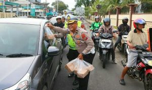 Personel Direktorat Lalu Lintas (Ditlantas) Polda Sulawesi Utara