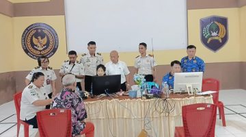 Lapas Kelas IIB Tondano dan Dukcapil Minahasa Gelar Perekaman Biometrik Warga Binaan