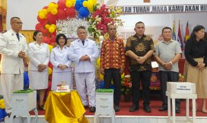 Suasana haru dan penuh sukacita menyelimuti Ibadah Ucapan Syukur Hari Ulang Tahun (HUT) ke-91 Gereja Bala Keselamatan Korps Werot, Minggu (12/4/2026).