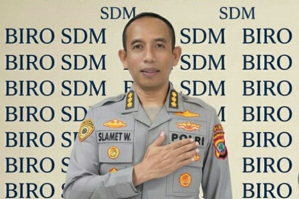 Kepala Biro Sumber Daya Manusia (Karo SDM) Polda Sulut, Kombes Pol Slamet Waloya