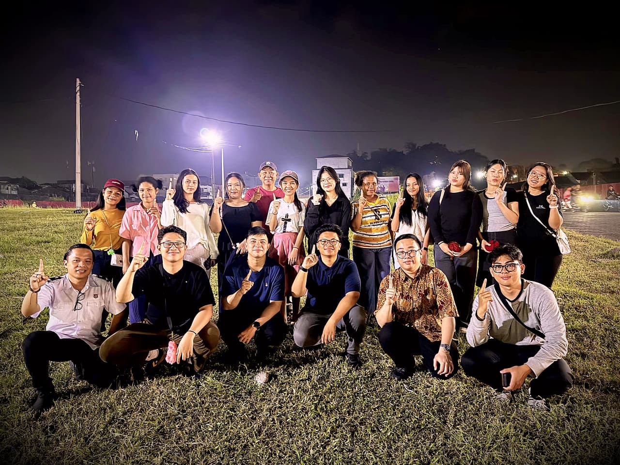 Anak muda Gereja Bala Keselamatan dari Korps 1, 2, 3, dan 4 yang tergabung dalam Gerakan Pembawa Suluh