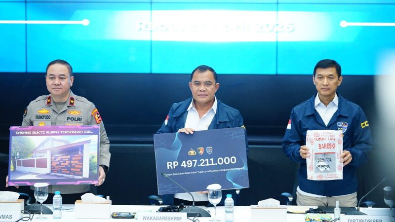 Direktorat Tindak Pidana Siber Bareskrim Polri berhasil membongkar jaringan internasional penjualan phishing tools yang digunakan untuk mendukung kejahatan siber berupa akses ilegal.