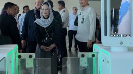 Wakil Ketua Komisi XIII DPR RI Dewi Asmara melakukan kunjungan kerja ke Kantor Imigrasi Kelas I TPI Manado