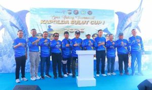 Wakapolda Sulawesi Utara Brigjen Pol  Awi Setiyono secara resmi membuka Open Fishing Tournament Kapolda Sulut Cup I Tahun 2026 yang digelar di kawasan Dermaga Youth Center, Megamas, Manado, Sabtu (11/4/2026).