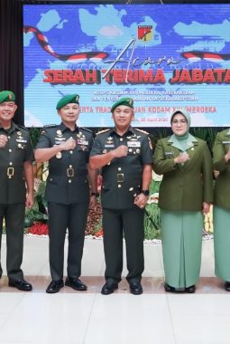 Pangdam Mirza Agus Pimpin Sertijab, Sejumlah Perwira Kunci Resmi Berganti