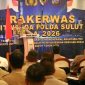 Wakapolda Sulawesi Utara, Awi Setiyono, secara resmi membuka kegiatan Rapat Kerja Pengawasan (Rakerwas) Itwasda Tahun Anggaran 2026 yang digelar di Amaris Hotel Manado, Selasa (28/4/2026).