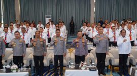 Korps Pemberantasan Tindak Pidana Korupsi (Kortastipidkor) Polri menggelar Rapat Kerja Teknis (Rakernis) Tahun Anggaran 2026 di Mercure Convention Center Ancol, Senin (27/4/2026).