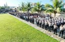 Menjelang peringatan Hari Buruh Internasional atau May Day 2026, Polda Sulawesi Utara menggelar apel kesiapan pengamanan di Lapangan Presisi Mapolda Sulut, Kamis (30/4/2026).