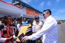 Presiden Republik Indonesia Prabowo Subianto melakukan kunjungan kerja ke Pulau Miangas, Kabupaten Kepulauan Talaud, Sulawesi Utara, Sabtu (9/5/2026). (Foto: Seskab)