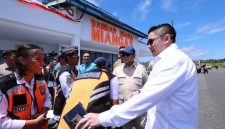 Presiden Republik Indonesia Prabowo Subianto melakukan kunjungan kerja ke Pulau Miangas, Kabupaten Kepulauan Talaud, Sulawesi Utara, Sabtu (9/5/2026). (Foto: Seskab)