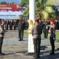 Wakapolda Sulawesi Utara Awi Setiyono bertindak sebagai inspektur upacara dalam peringatan Hari Kebangkitan Nasional (Harkitnas) ke-118 tahun 2026 di Lapangan Presisi Polda Sulut, Rabu (20/5/2026).