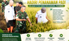 Pangdam Mirza Agus Sebut Petani sebagai Pejuang Ketahanan Pangan Bangsa