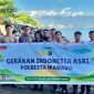 Personel Polresta Manado kembali menunjukkan komitmen dalam menjaga kelestarian lingkungan melalui program Gerakan Indonesia Asri.