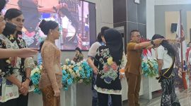 Pelepasan Siswa SMKN 1 Manado Berlangsung Haru. (Ist) 