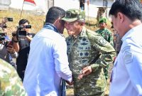 Panglima Kodam (Pangdam) XIII/Merdeka Mayjen TNI Mirza Agus, S.I.P., menghadiri peresmian operasionalisasi 1.061 Koperasi Desa/Kelurahan Merah Putih (KDKMP) yang dilaksanakan secara nasional dan dipimpin langsung Presiden Republik Indonesia, Prabowo Subianto, melalui sambungan virtual, Sabtu (16/5/2026).