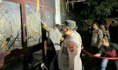 Kapolres Bolmut Pimpin Langsung Penanganan Kebakaran Kantor DPMPTSP