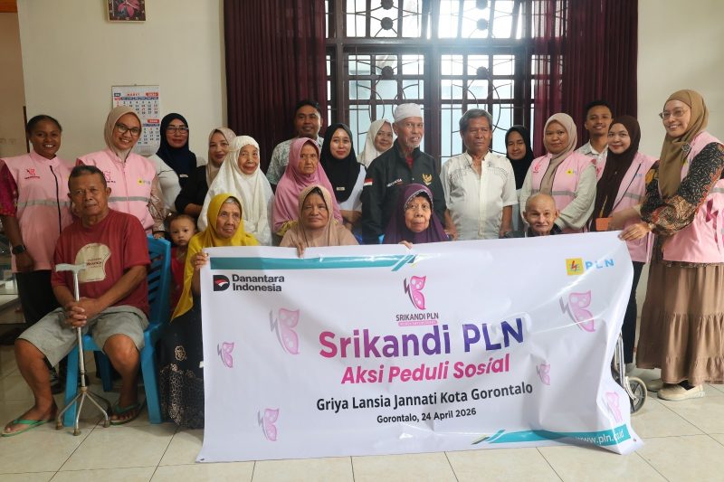 Semangat perjuangan Raden Ajeng Kartini terus menginspirasi aksi nyata kepedulian sosial. Kali ini, para Srikandi PT PLN (Persero) Unit Pelaksana Pelayanan Pelanggan (UP3) Gorontalo menggelar kegiatan bertajuk “Menabur Kasih di Rumah Lansia”, Jumat (24/4/2026).