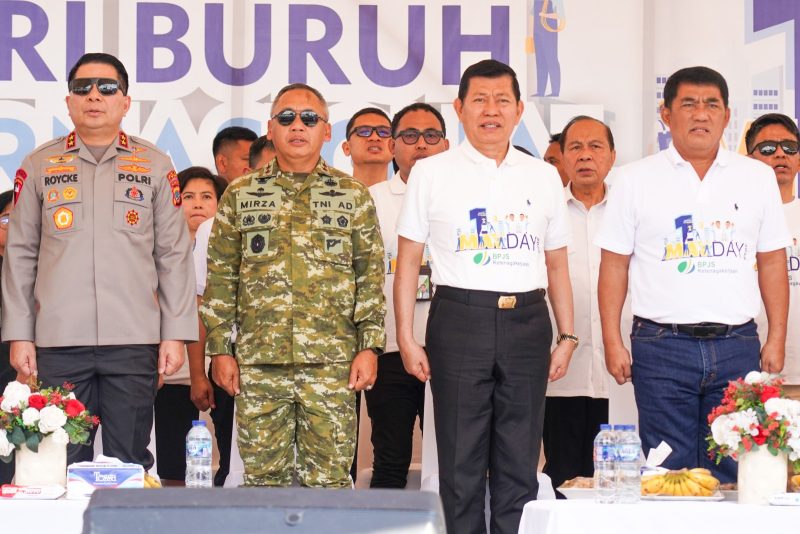 Peringatan Hari Buruh Internasional 2026 di Sulawesi Utara berlangsung aman, tertib, dan penuh kebersamaan. Ribuan pekerja memadati kawasan Taman Kesatuan Bangsa (TKB), Senin (4/5/2026).