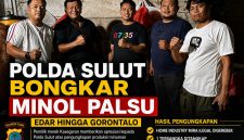Pemilik CV Sehat Sentosa Jaya, Glendy Rarung, menyampaikan terima kasih kepada jajaran Polda Sulawesi Utara