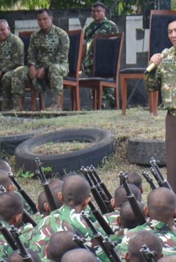 Kunjungi Secata Bitung, Menhan: Prajurit Harus Tangguh dan Loyal