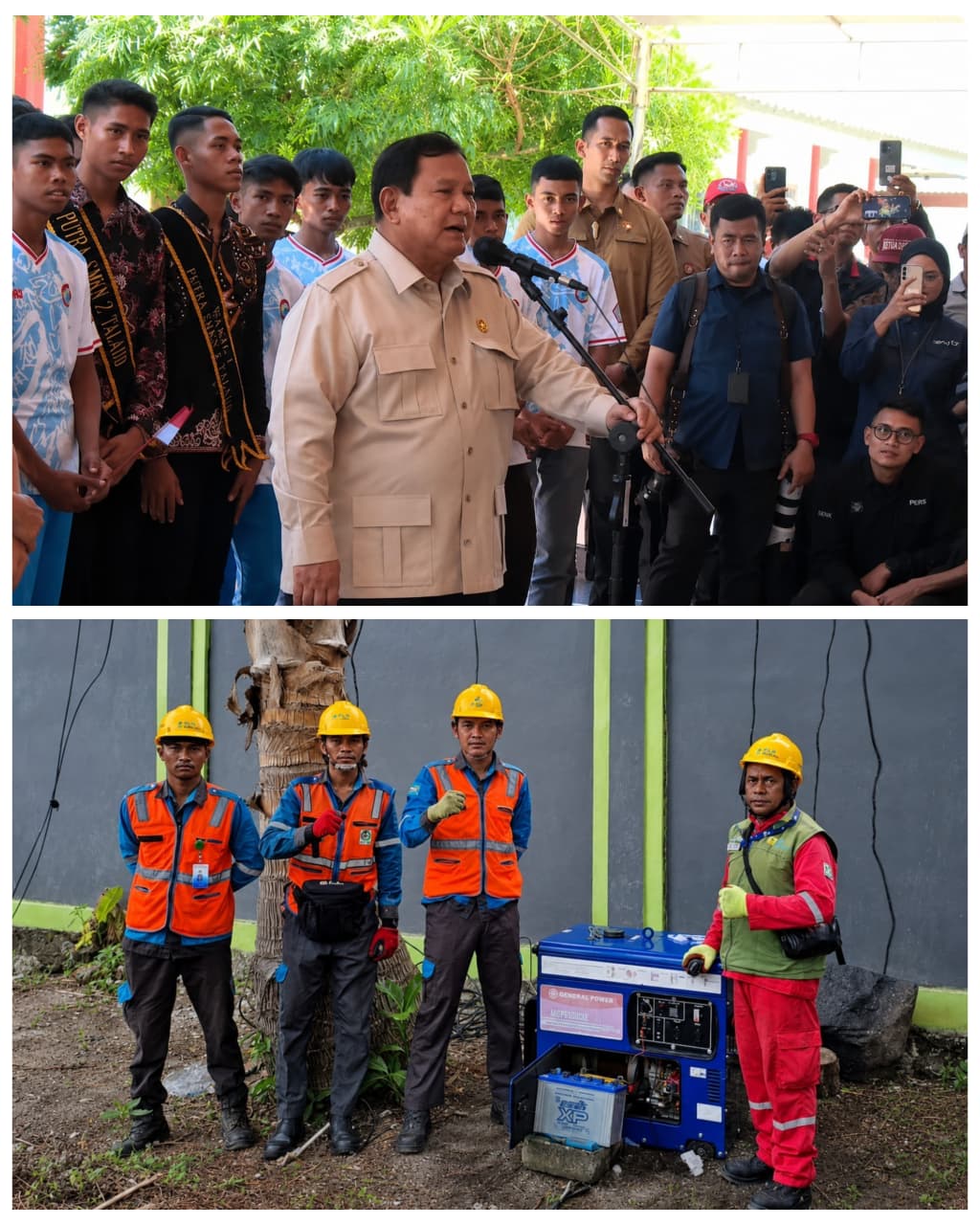 PT PLN (Persero) melalui Unit Induk Distribusi Sulawesi Utara, Sulawesi Tengah, dan Gorontalo (UID Suluttenggo) berhasil menjaga keandalan pasokan listrik tanpa gangguan selama kunjungan kerja Presiden Republik Indonesia Prabowo Subianto di Pulau Miangas, Kabupaten Kepulauan Talaud, Sabtu (9/5/2026).