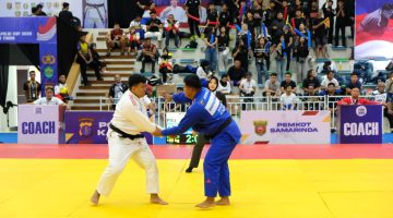 Kejuaraan Judo Kapolri Cup 2026 resmi dimulai di GOR Segiri Samarinda, Kalimantan Timur, Minggu (17/5/2026).