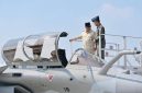 Presiden Republik Indonesia Prabowo Subianto menyerahkan sejumlah alat utama sistem persenjataan (alutsista) strategis kepada Tentara Nasional Indonesia (TNI) di Pangkalan Udara Halim Perdanakusuma, Jakarta, Senin (18/05/2026).