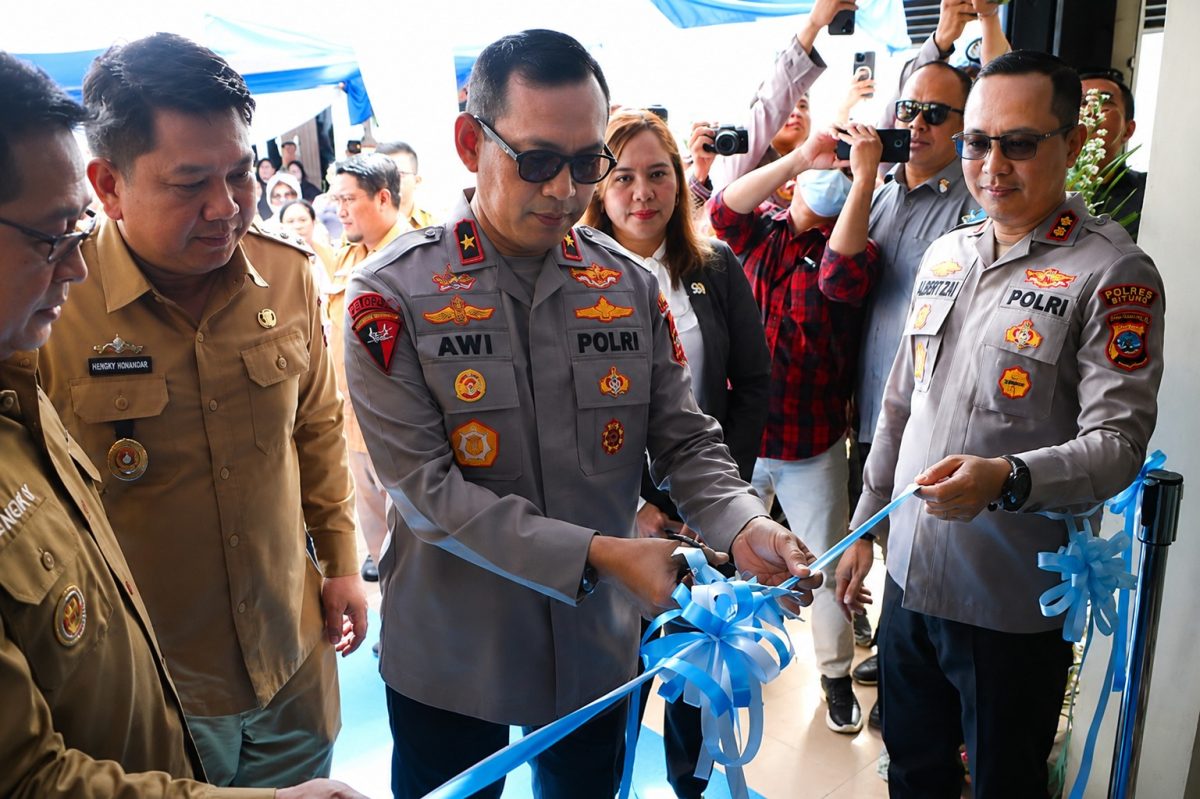 Wakapolda Sulawesi Utara Brigjen Pol. Awi Setiyono meresmikan Klinik Pratama Polres Bitung yang berlokasi di Aspol Pinokalan, Kelurahan Pinokalan, Kecamatan Ranowulu, Kota Bitung, Senin (25/5/2026).