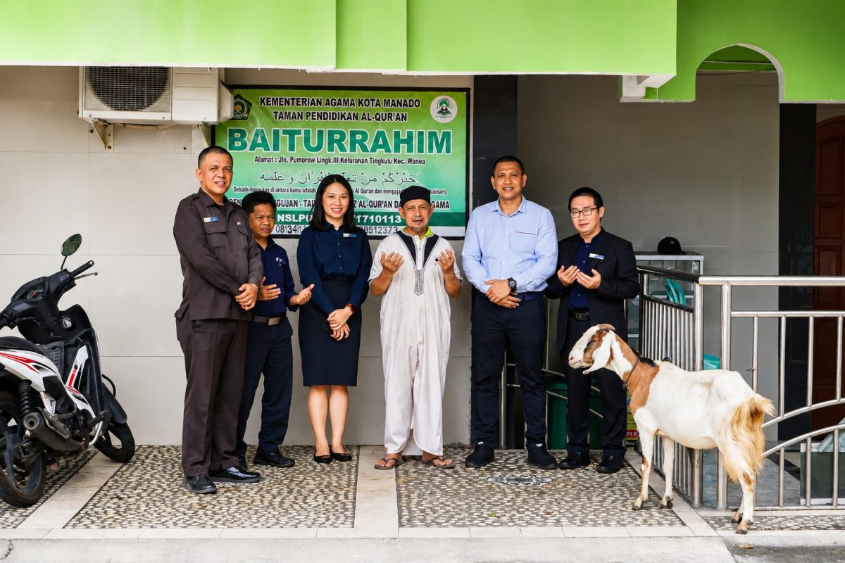 Luwansa Hotel and Convention Center Manado kembali menunjukkan kepeduliannya kepada masyarakat dengan menyalurkan bantuan hewan kurban dalam momentum Hari Raya Iduladha 1447 Hijriah atau 2026.