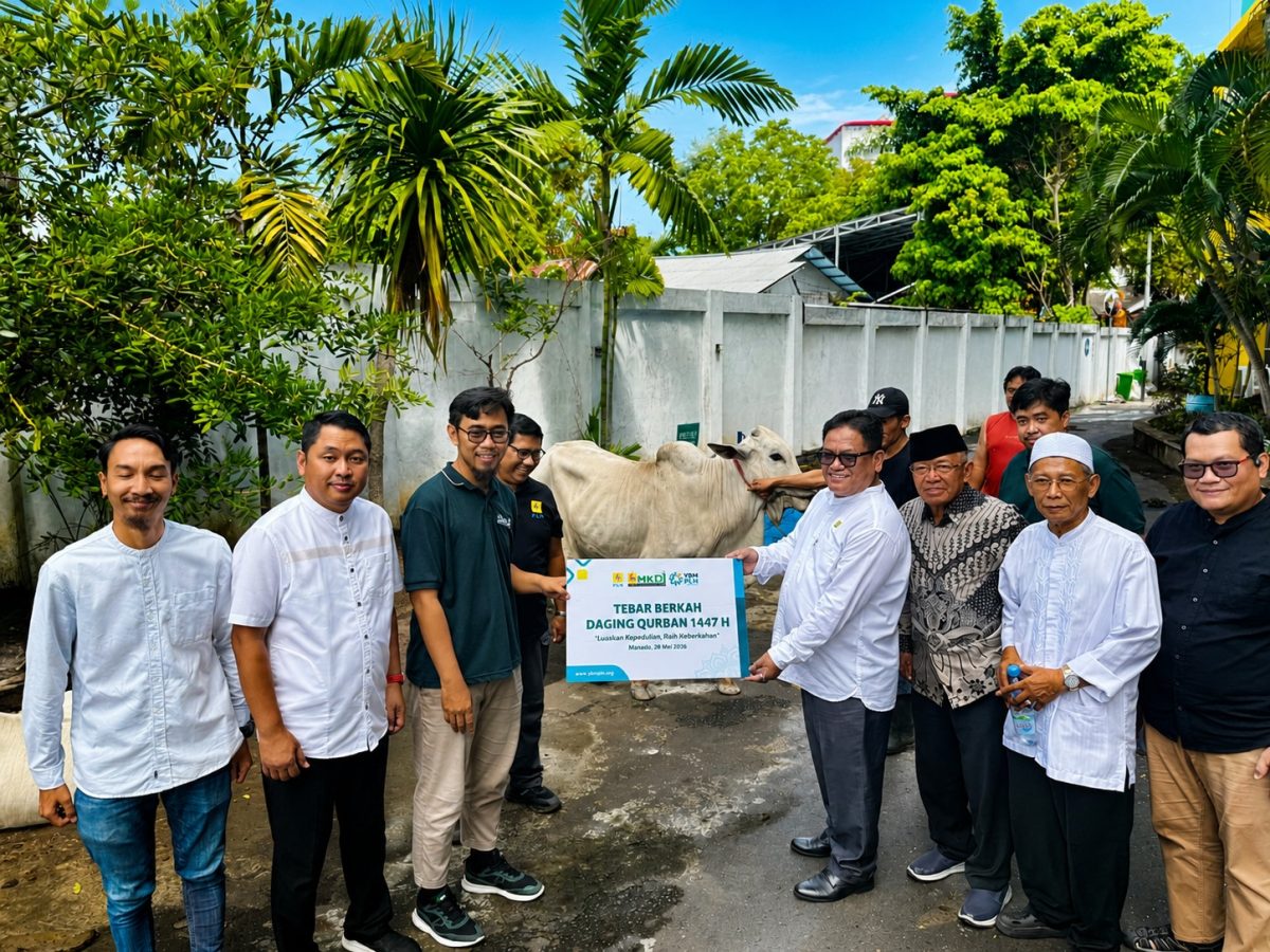 PT PLN (Persero) Unit Induk Distribusi Sulawesi Utara, Sulawesi Tengah, dan Gorontalo (UID Suluttenggo) memperingati Hari Raya Iduladha 1447 Hijriah dengan menggelar aksi sosial keagamaan serentak di seluruh unit kerja, Kamis (28/5/2026).