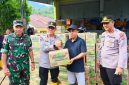 Wakapolda Sulawesi Utara Brigjen Pol Awi Setiyono bersama Danrem 131/Santiago Brigjen TNI Martin Susilo Martopo Turnip turun langsung meninjau penanganan darurat banjir bandang di Kabupaten Bolaang Mongondow (Bolmong), Kamis (28/5/2026).