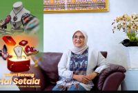 Ketua Persit Kartika Chandra Kirana Daerah XIII/Merdeka, Lely Mirza Agus