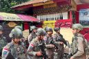 Satgas Operasi Damai Cartenz-2026 melaksanakan patroli jalan kaki di Distrik Muara, Kabupaten Puncak Jaya, Papua Tengah, Selasa (19/5/2026)