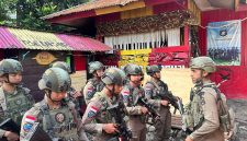 Satgas Operasi Damai Cartenz-2026 melaksanakan patroli jalan kaki di Distrik Muara, Kabupaten Puncak Jaya, Papua Tengah, Selasa (19/5/2026)