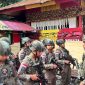 Satgas Operasi Damai Cartenz-2026 melaksanakan patroli jalan kaki di Distrik Muara, Kabupaten Puncak Jaya, Papua Tengah, Selasa (19/5/2026)