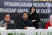 Densus 88 Anti Teror Polri menggelar Rapat Kerja Teknis (Rakernis) Tahun 2026 pada 18–20 Mei 2026.(Ket Foto: Juru Bicara Densus 88 AT Polri, Kombes Pol. Mayndra Eka Wardhana)